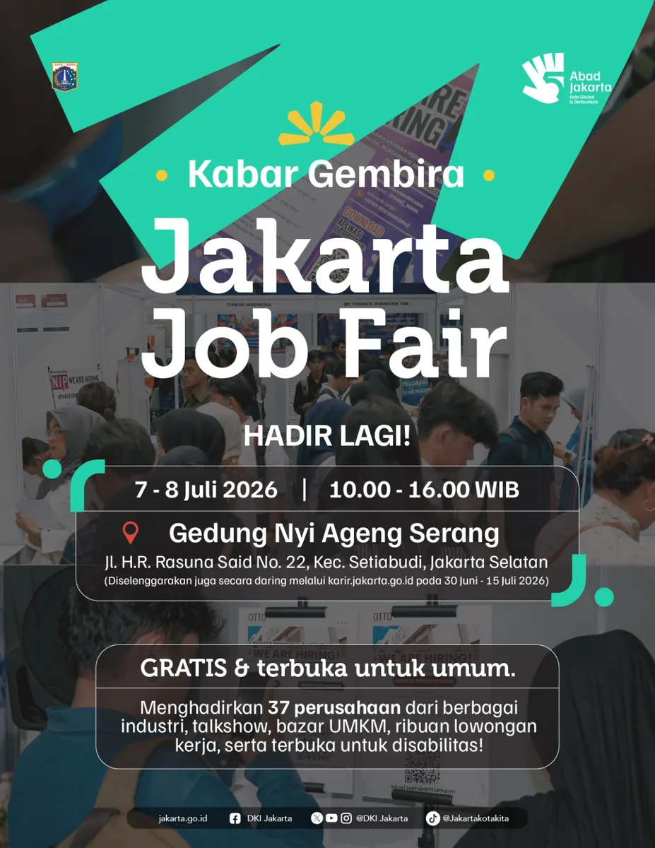 Job Fair Kabupaten Bima 2026 (Suku Dinas TKTE Wilayah Kabupaten Bima Barat) : 7-8 Juli 2026